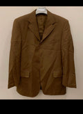 Vintage Prinud superfine pure wool classic brown 3 button suit 42R