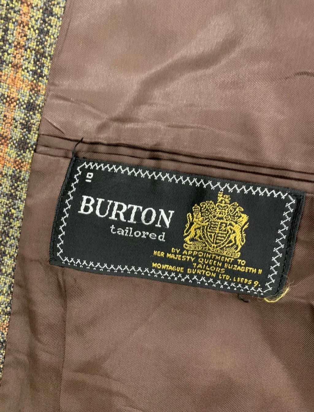 1970s vintage Burton all worsted check plaid rockabilly disco blazer 42R