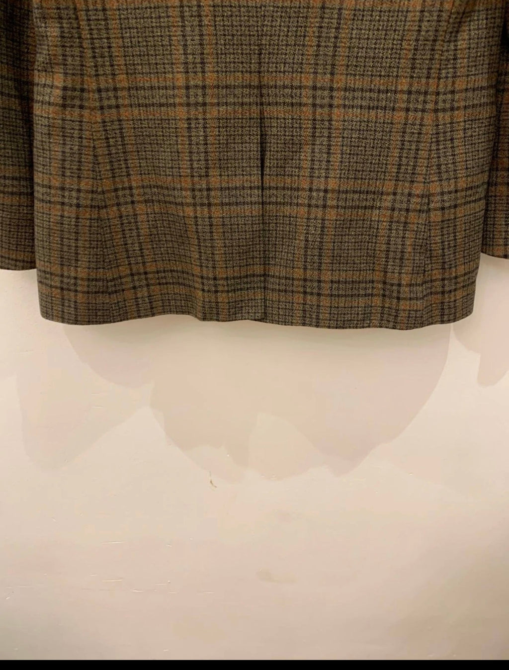 1970s vintage Burton all worsted check plaid rockabilly disco blazer 42R