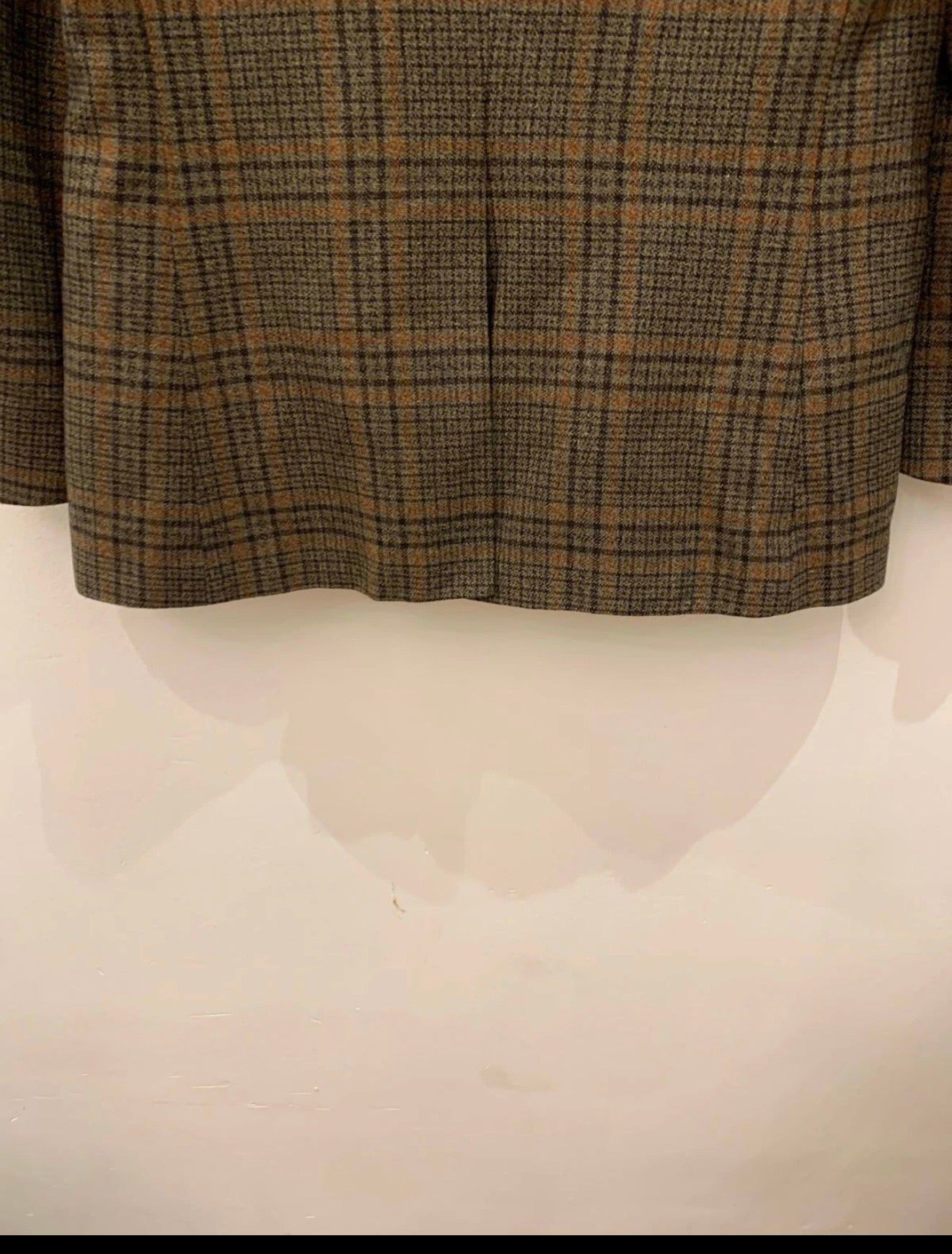 1970s vintage Burton all worsted check plaid rockabilly disco blazer 42R