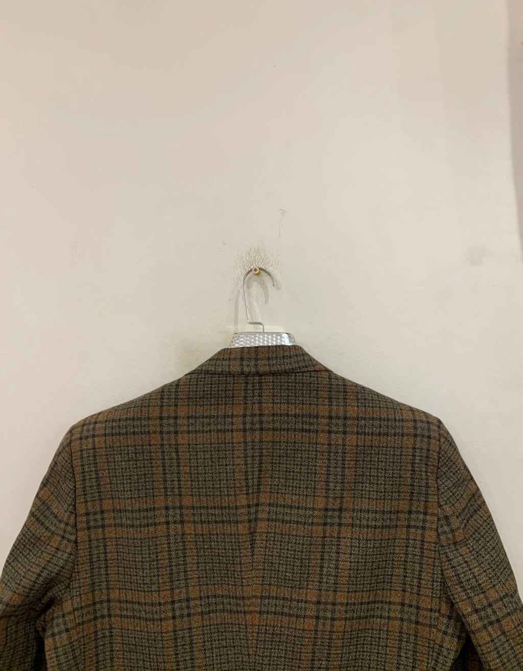 1970s vintage Burton all worsted check plaid rockabilly disco blazer 42R