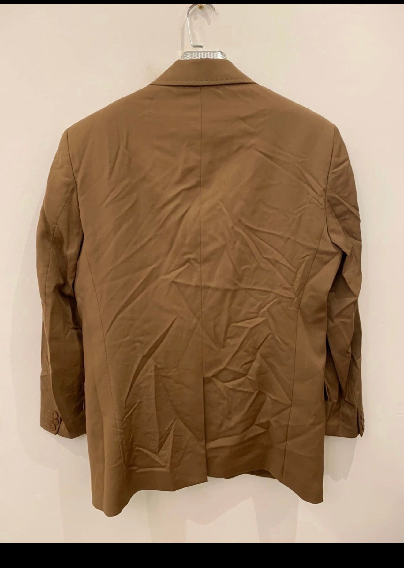 Vintage Prinud superfine pure wool classic brown 3 button suit 42R