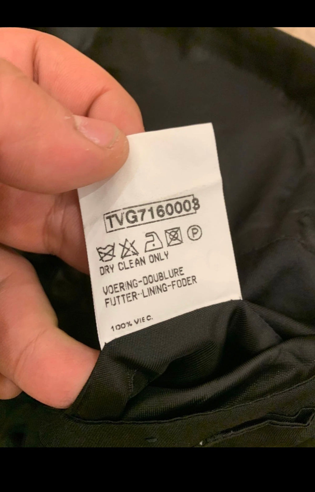 Vintage Van Gils pure wool super 100s double breasted classic black suit 40R 40S