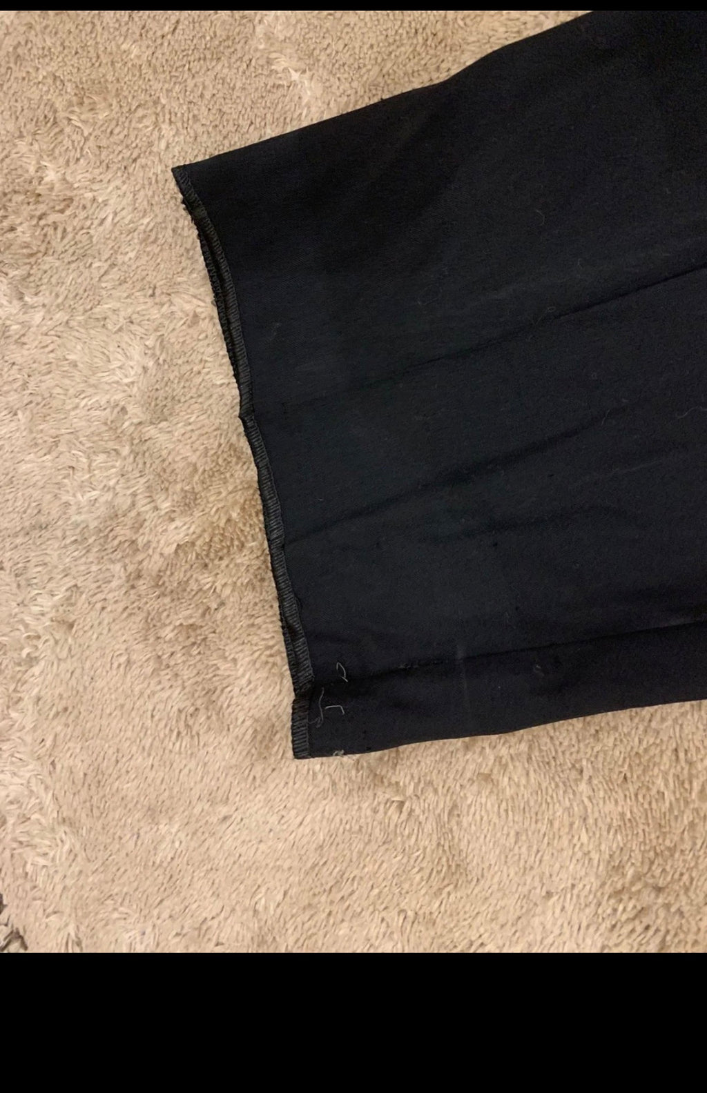 Vintage Van Gils pure wool super 100s double breasted classic black suit 40R 40S