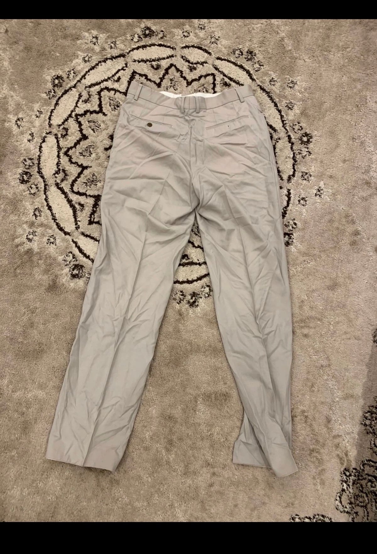 Vintage Hugo Boss superfine pure wool classic Cozy grayish beige suit 44R 44L