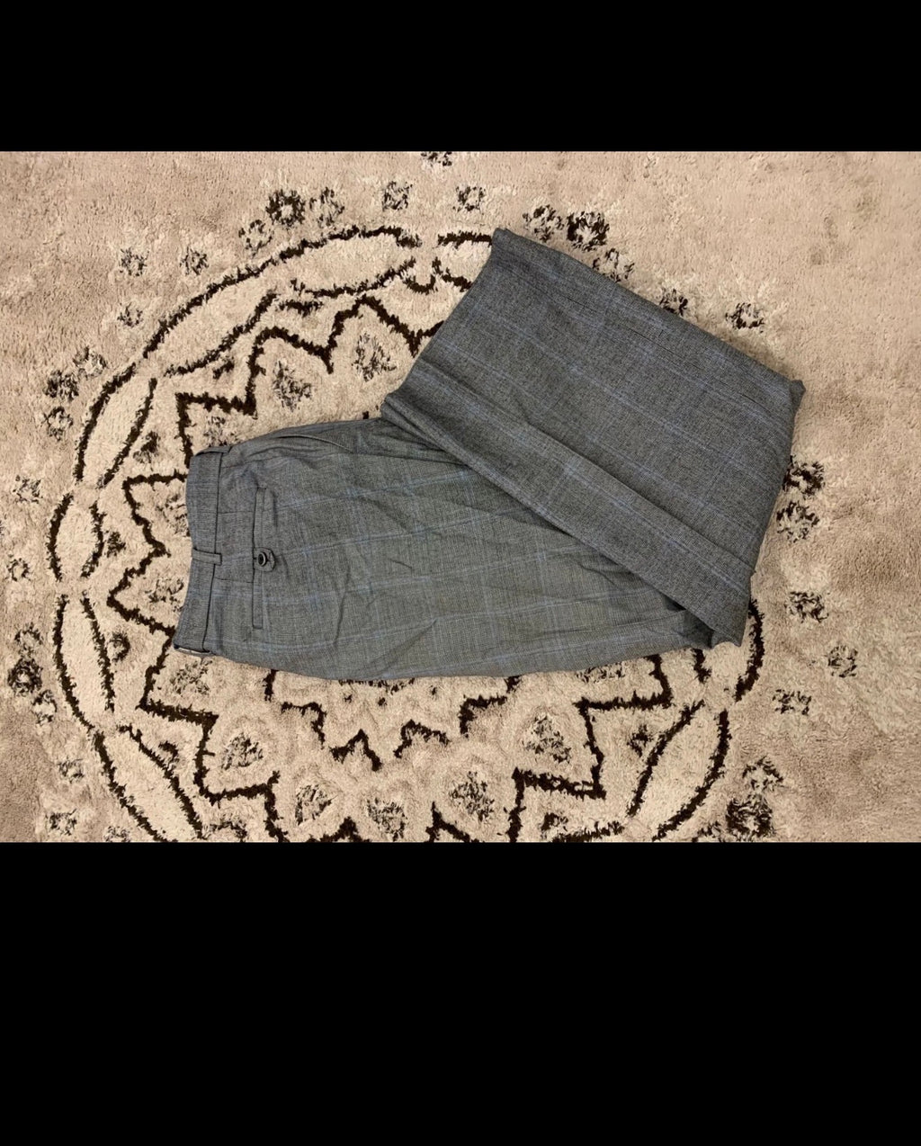 1970s vintage pure wool Windowpane rockabilly disco classic gray suit 42R