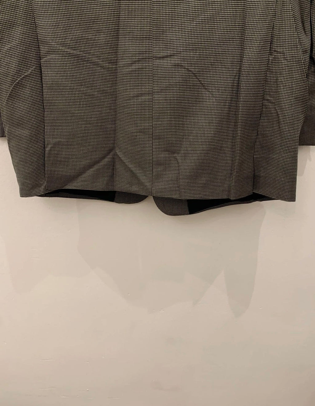 Vintage Eduard Dressler wool silk houndstooth plaid classic jacket blazer 42R