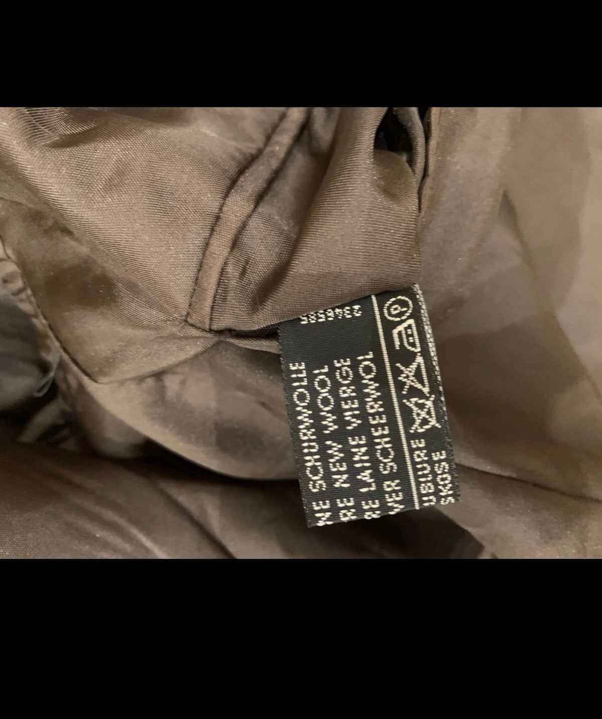 Vintage pure wool handwoven tweed camouflage brown hunting jacket blazer 44R