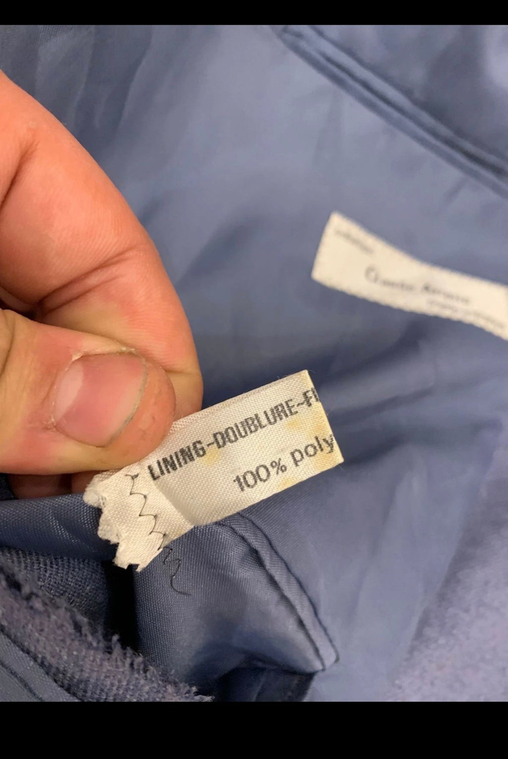 1970s Vintage classic pure wool unique blue 2 button French suit 38R