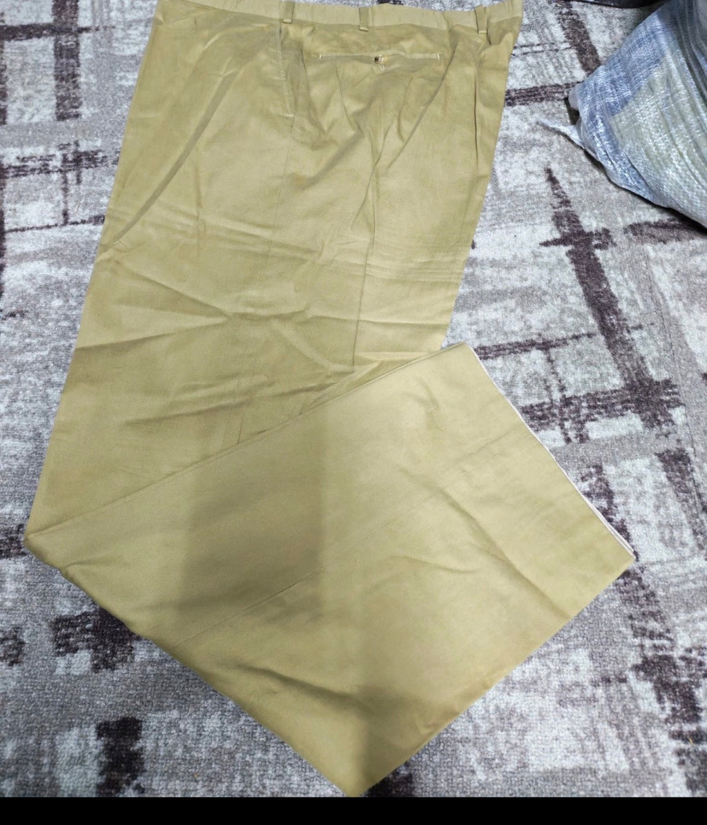 Vintage Burberry London 100% pure Cotton classic brown summer suit 46L XL