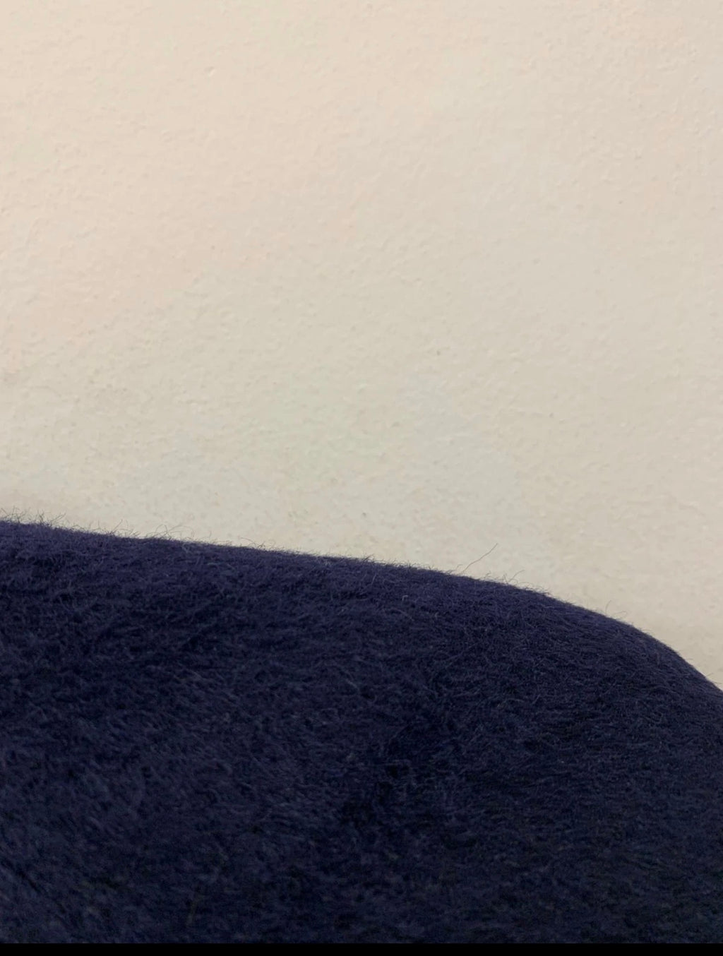 1970s Vintage Alpaca wool classic Raglan navy top over coat 44R