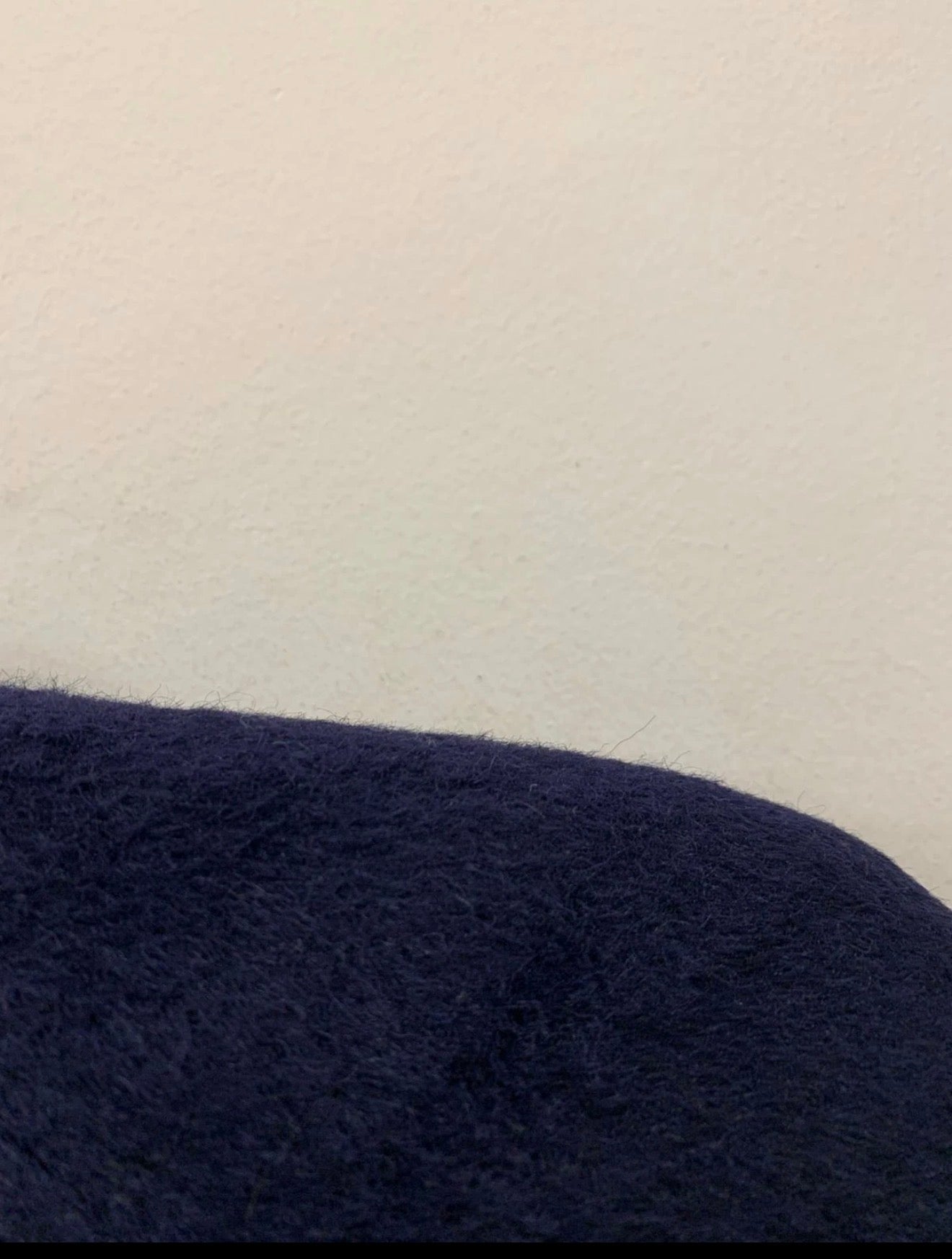 1970s Vintage Alpaca wool classic Raglan navy top over coat 44R