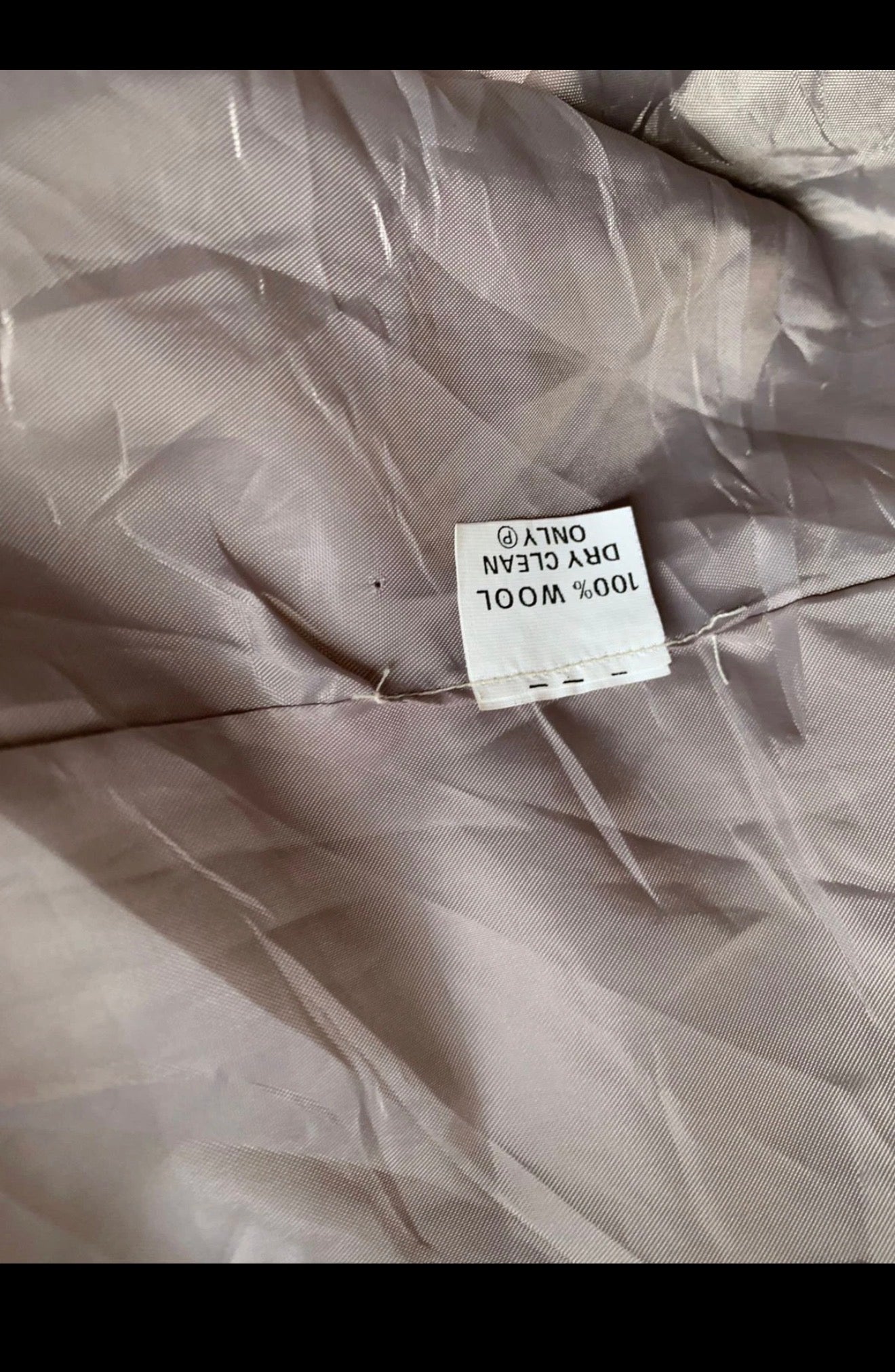 Vintage pure wool classic Cumin brown unique jacket blazer 42R