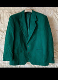 Vintage passenger wool blend Classic unique green jacket blazer 44R