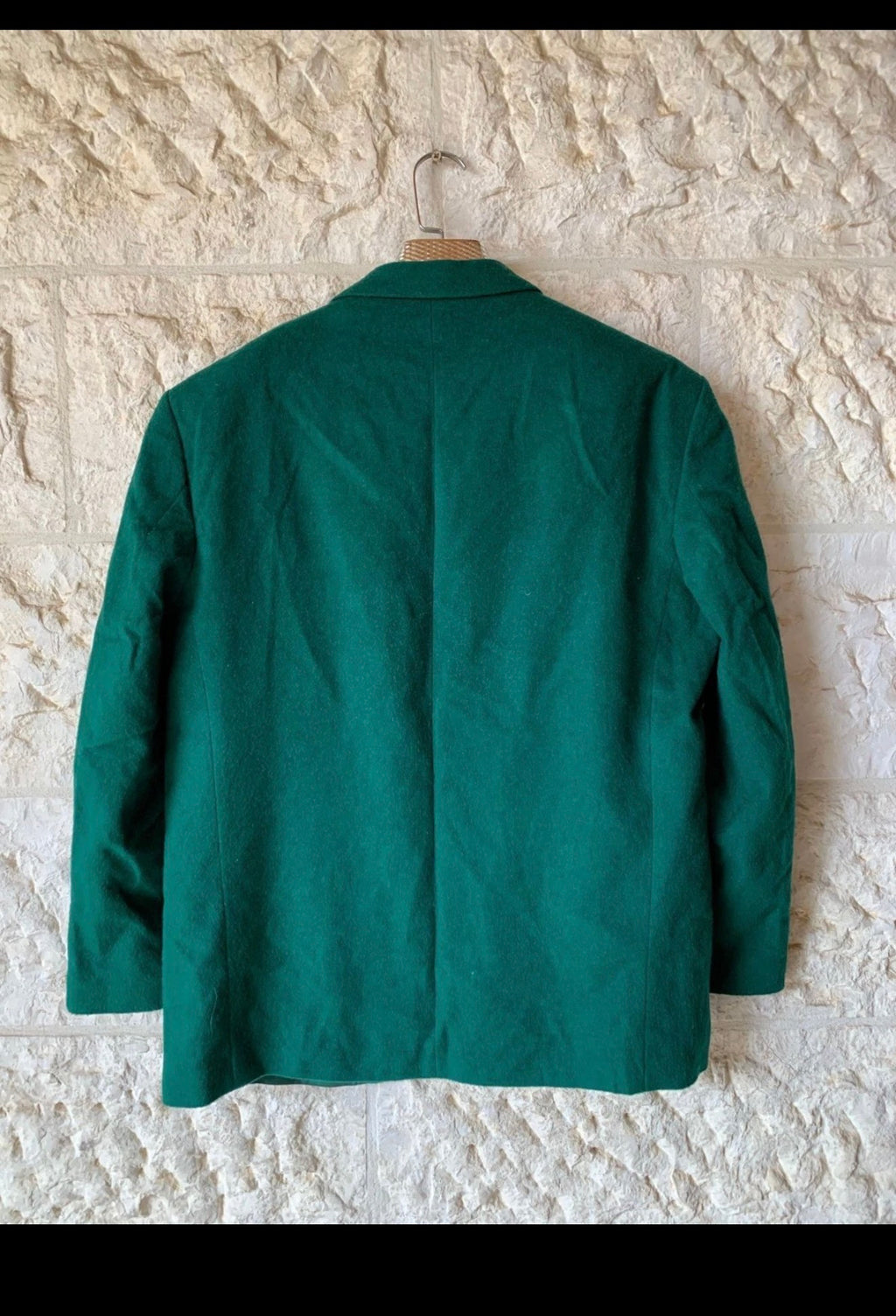 Vintage passenger wool blend Classic unique green jacket blazer 44R
