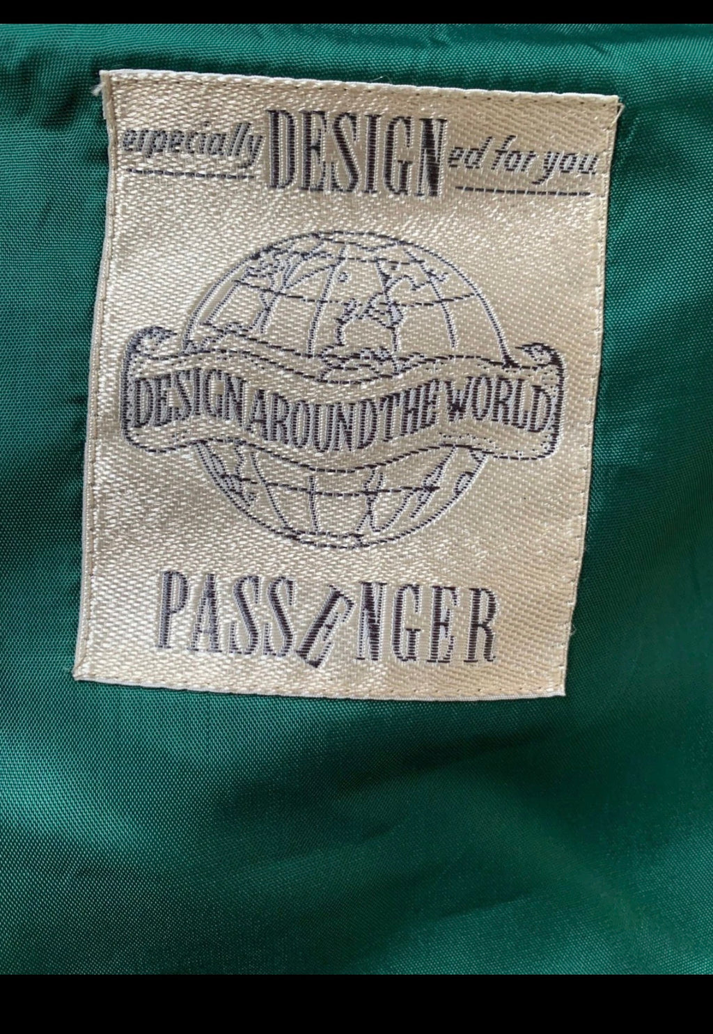 Vintage passenger wool blend Classic unique green jacket blazer 44R