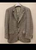 Vintage Nordstrom Wool Silk houndstooth classic jacket blazer 40R