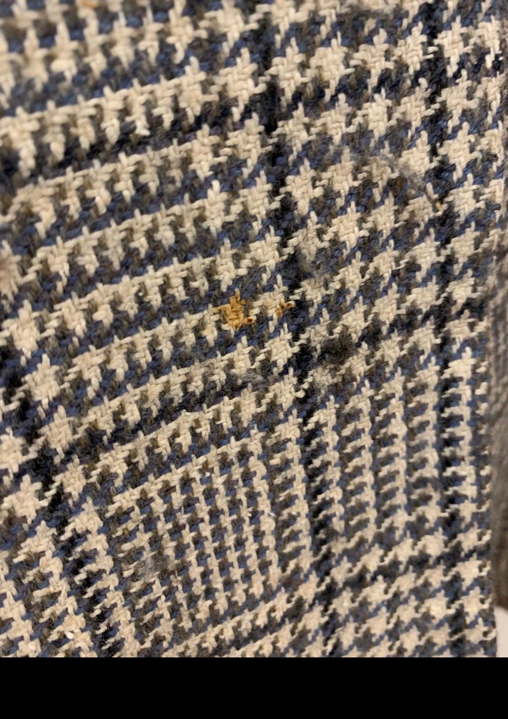 Vintage Nordstrom Wool Silk houndstooth classic jacket blazer 40R