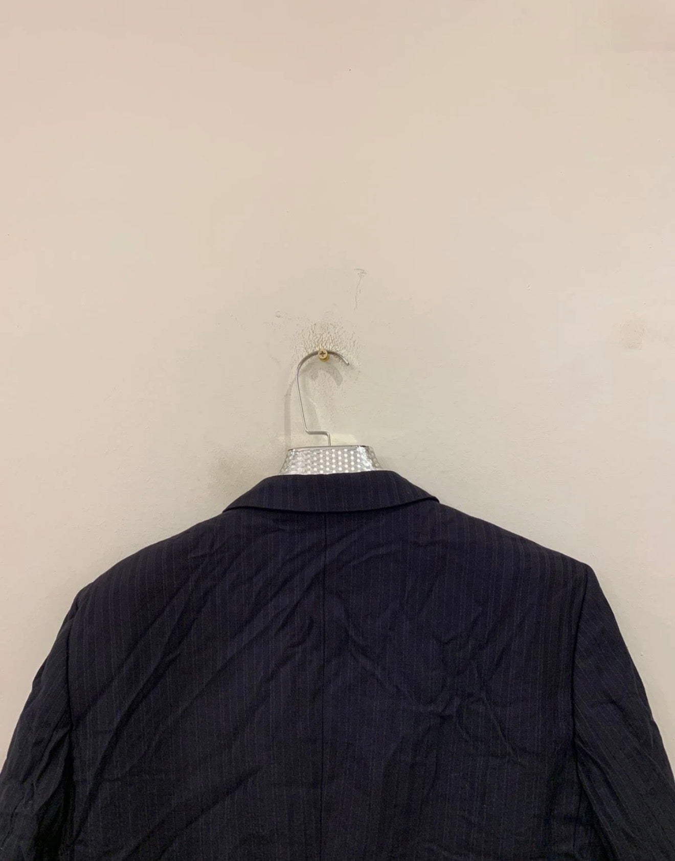Vintage Piattelli Roma pure wool classic navy 2 button suit 40R 40L