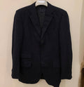 Classic Patrick Hellmann Superfine wool navy chalk stripes jacket blazer 40L