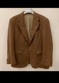 Vintage classic 100% Camel hair brown USA made hunting jacket blazer 46R XL