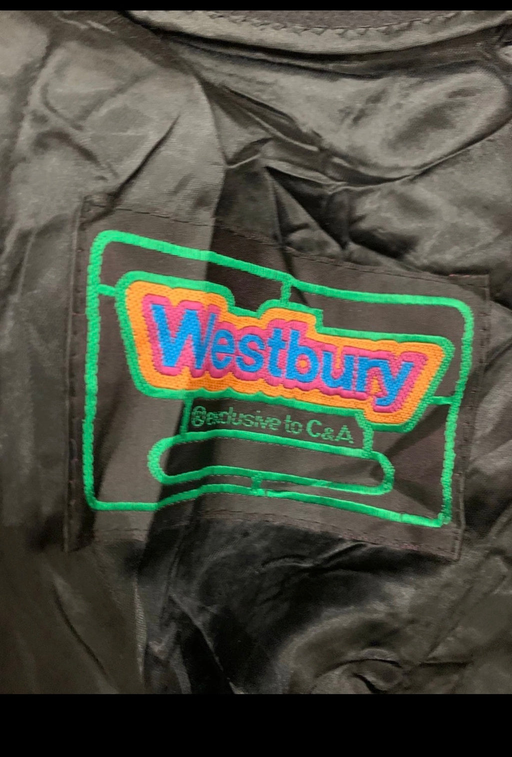 Vintage Westbury pure wool classic black belted over coat 42R