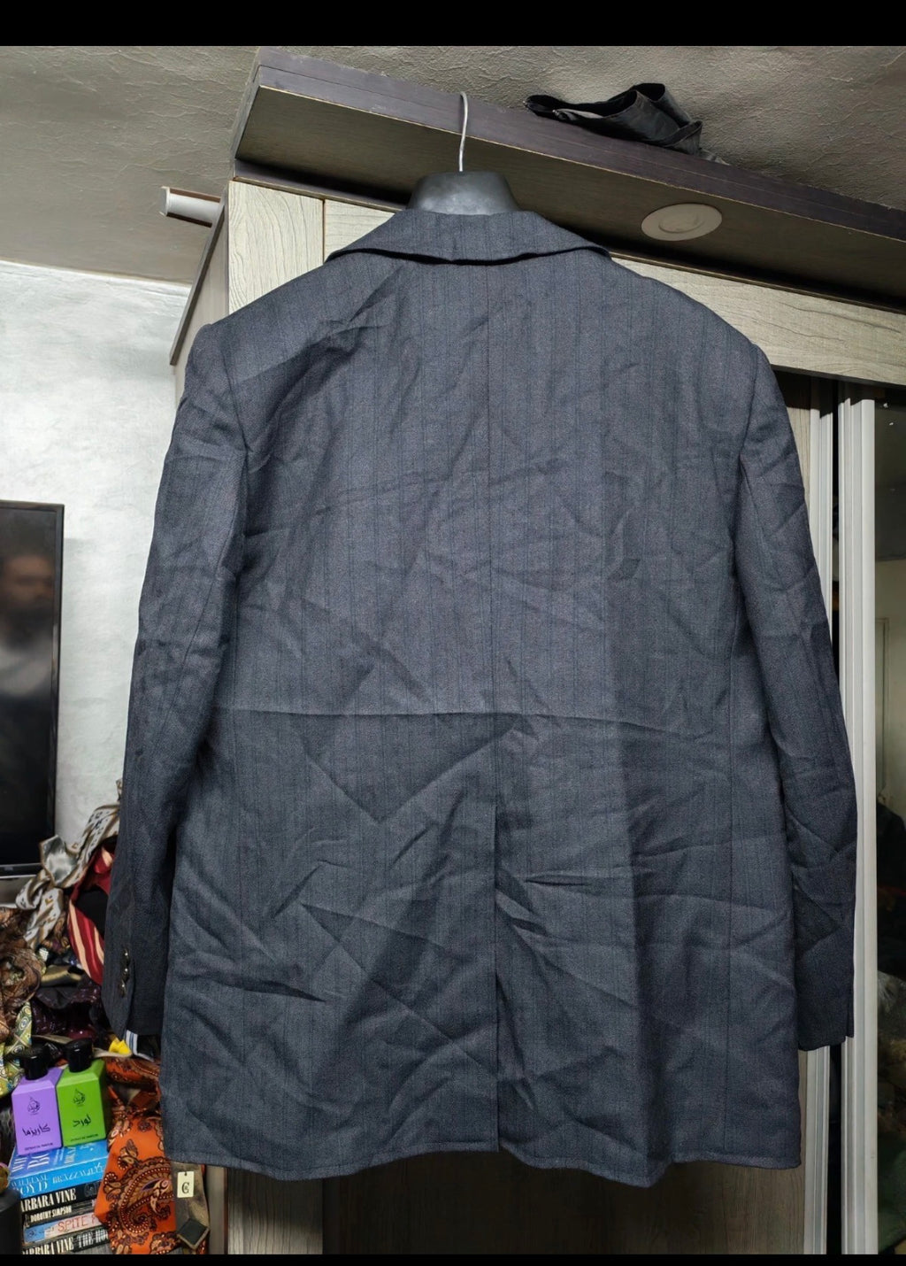 1970s vintage handtailored bespoke all worsted wool rockabilly disco suit 44R