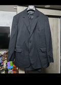 1950s vintage handtailored bespoke classic pure wool 2 button suit 42R