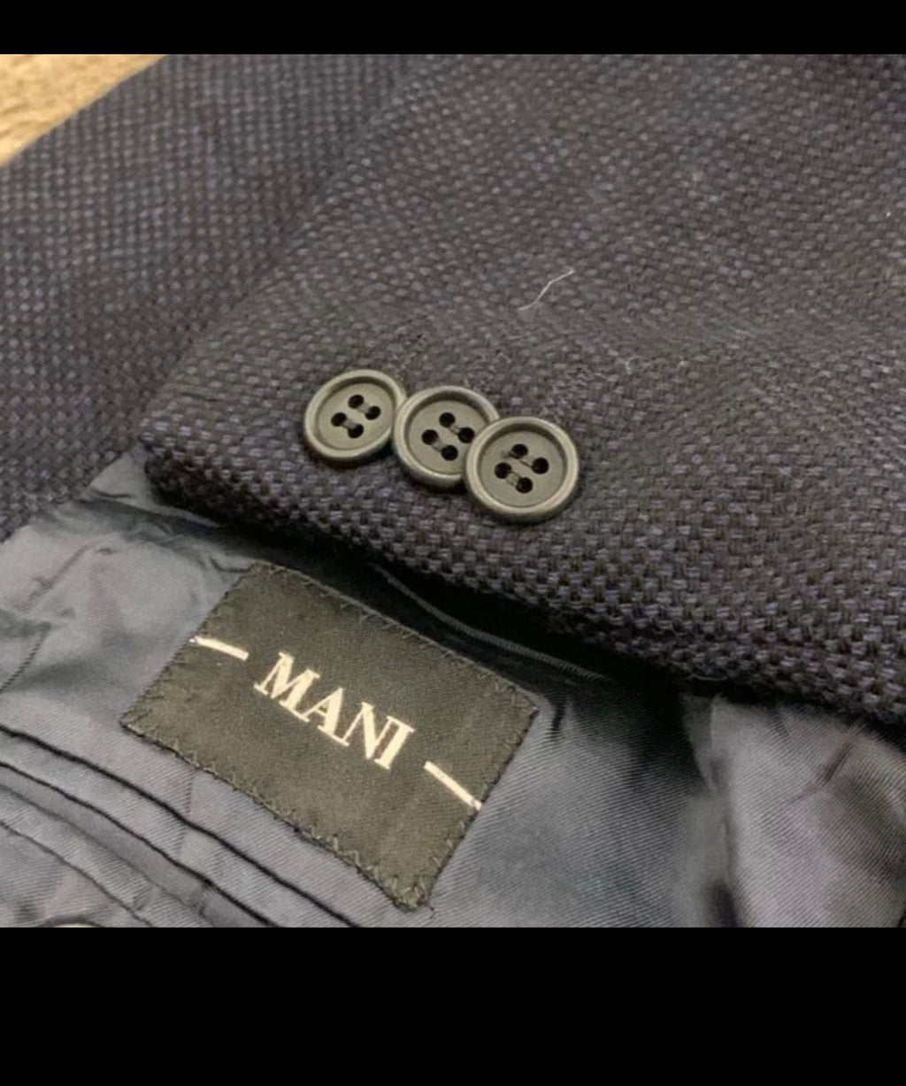 Classic Mani by Giorgio Armani pure wool navy blue jacket blazer 42R