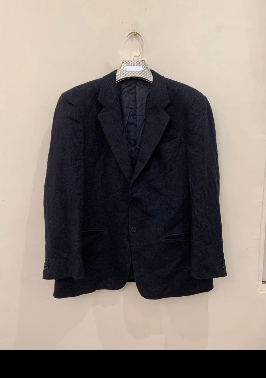 Classic Mani by Giorgio Armani pure wool navy blue jacket blazer 42R