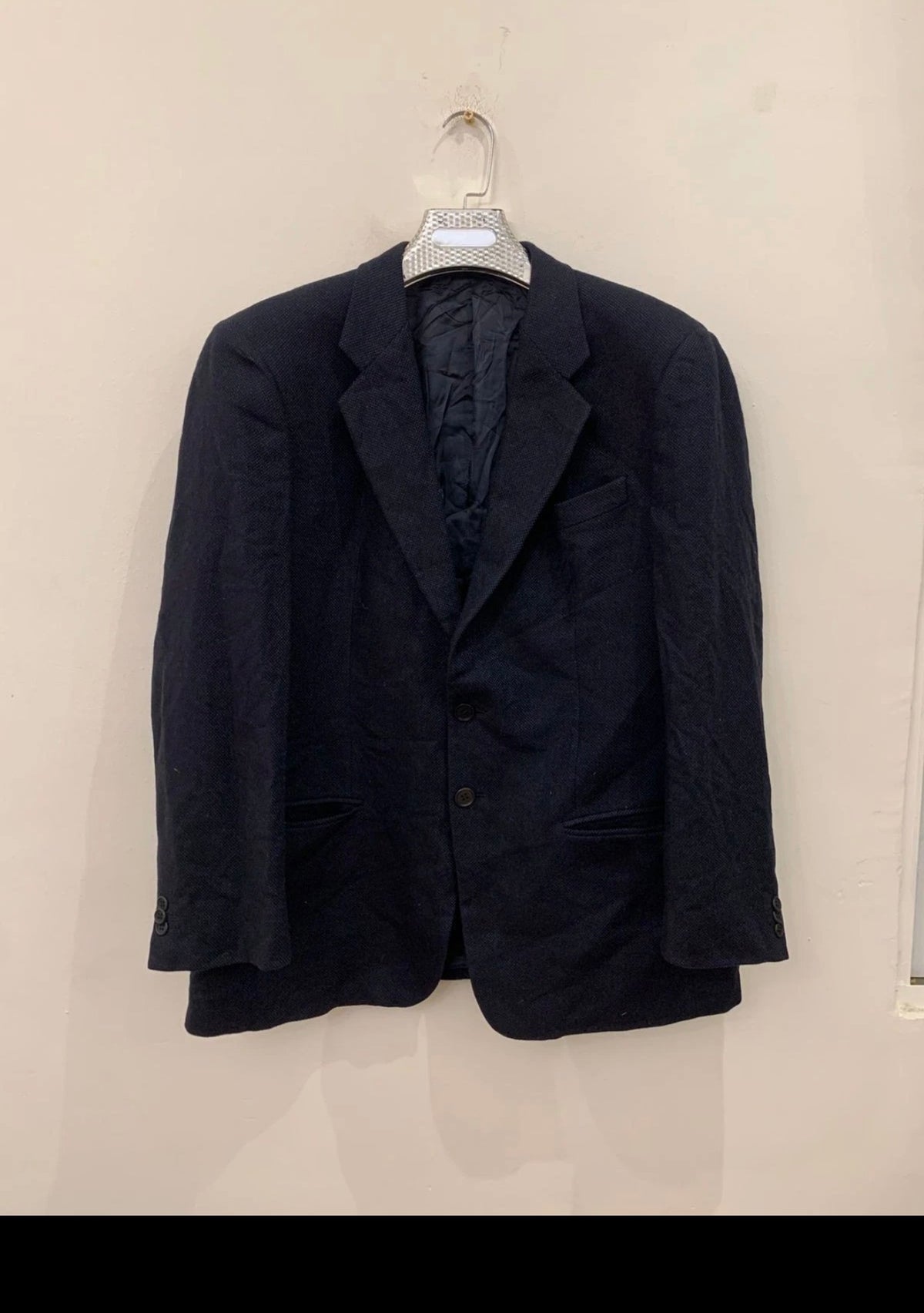 Classic Mani by Giorgio Armani pure wool navy blue jacket blazer 42R
