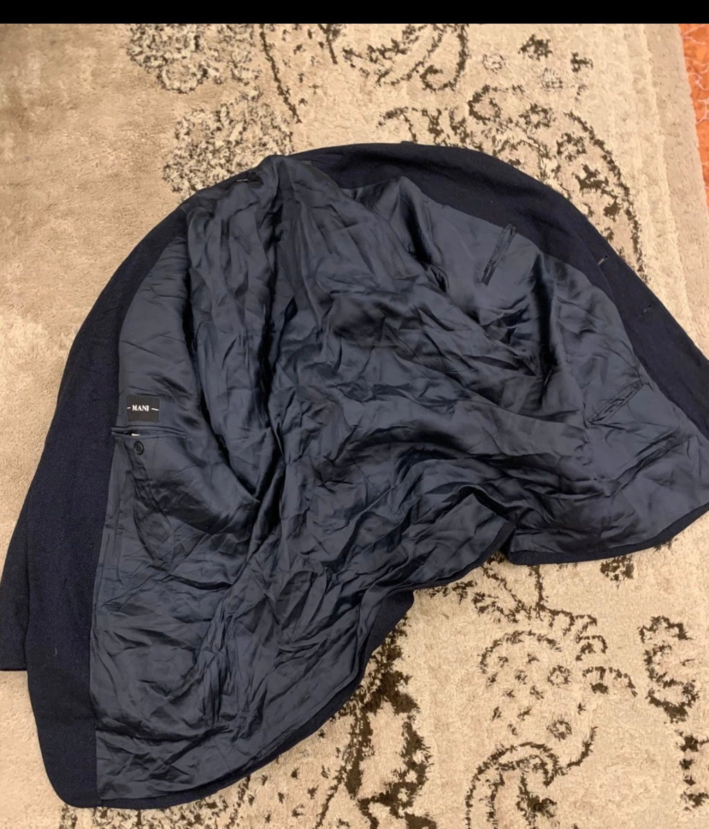 Classic Mani by Giorgio Armani pure wool navy blue jacket blazer 42R