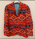 Classic unique style traditional red 2 button jacket blazer 40R