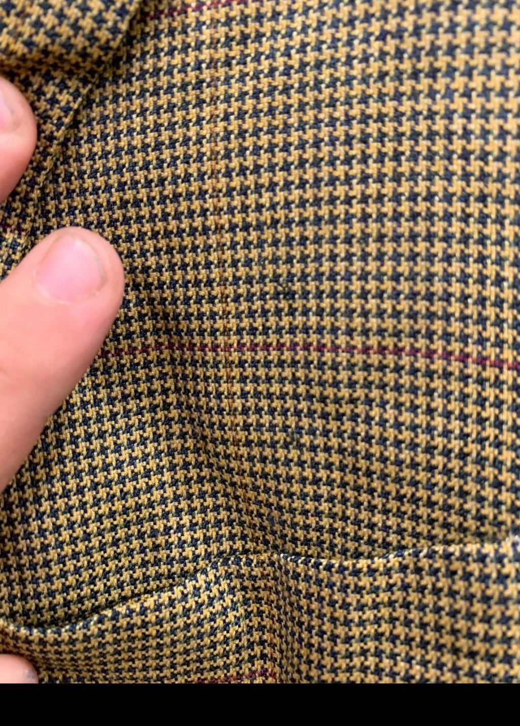 Vintage Chester Barrie 100% pure wool classic houndstooth jacket blazer 44R