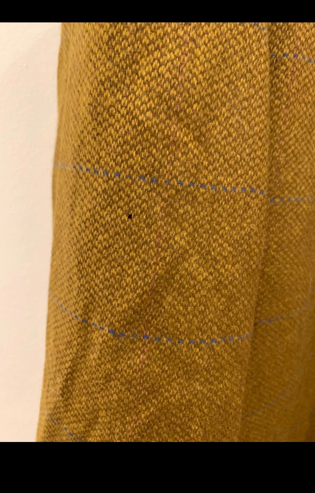 Vintage De Fursac pure wool classic Cumin brown jacket blazer 46R 46L XL