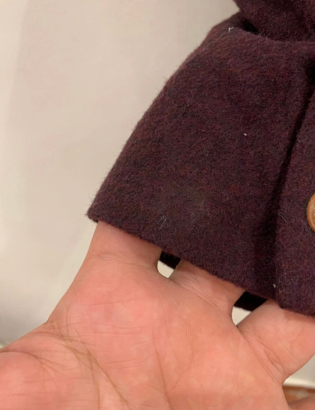 Vintage Red Point classic wool blend burgundy jacket blazer 42S 42R