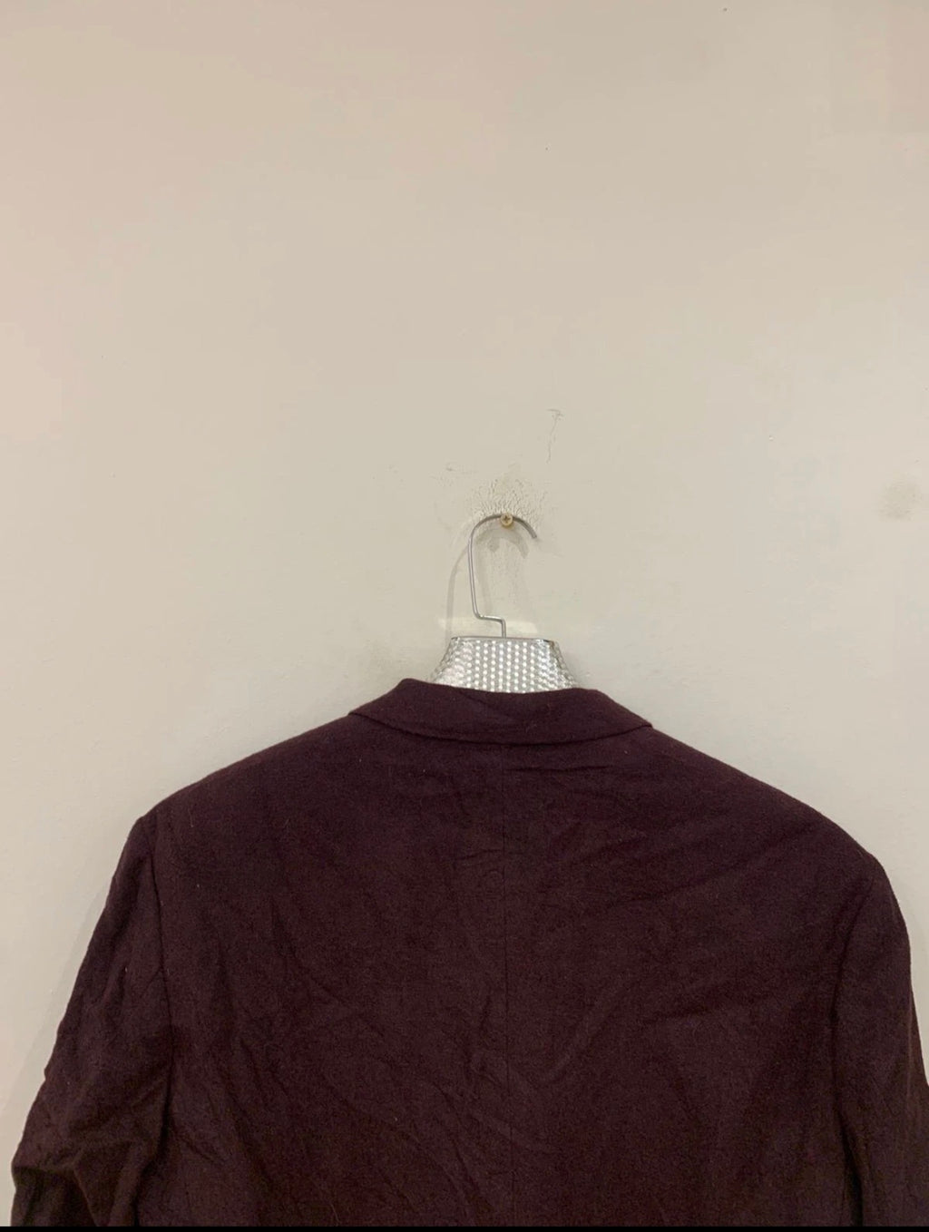 Vintage Red Point classic wool blend burgundy jacket blazer 42S 42R