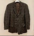 Vintage Daniel Hechter pure wool handwoven tweed gray hunting jacket blazer 42R
