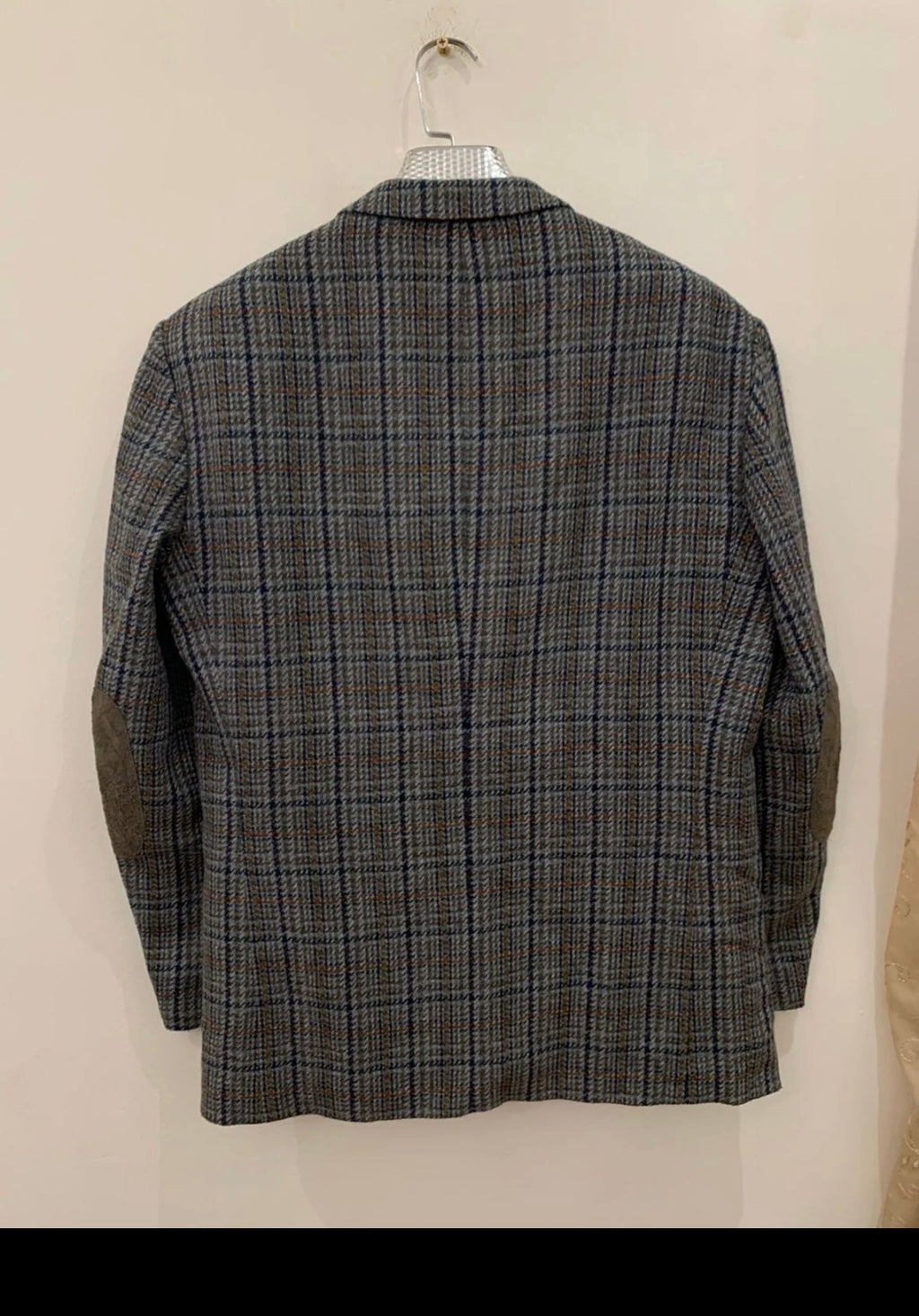 Vintage Westbury wool mohair blend tweed Windowpane hunting jacket blazer 42R