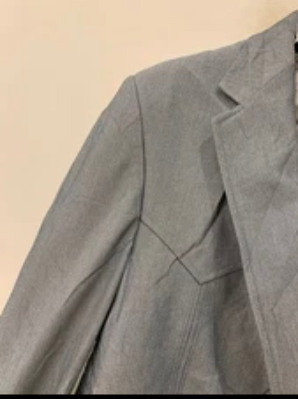 Vintage classic western cowboy silver gray hunting jacket blazer 44L