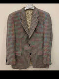Vintage Windsor pure Lambswool houndstooth classic hunting jacket blazer 42R