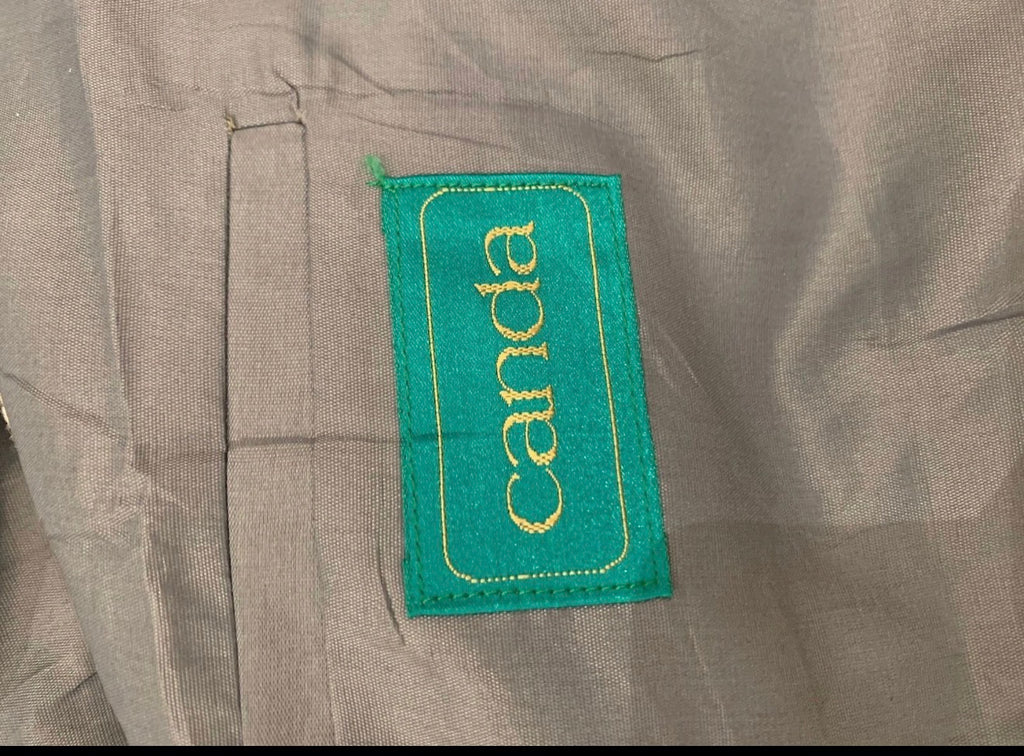 Vintage Canda wool viscose classic gray hunting jacket blazer 40R 40L