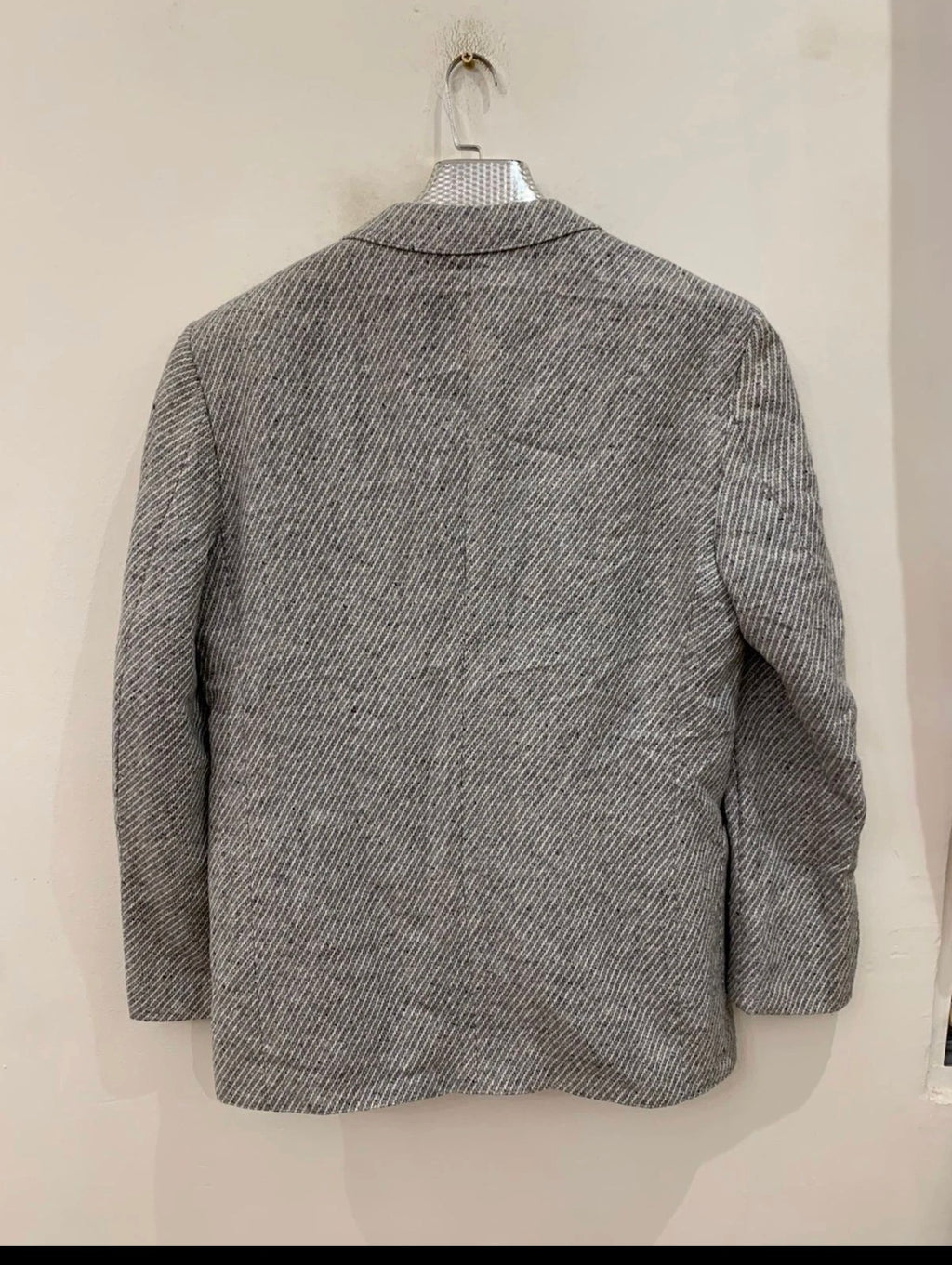 Vintage Canda wool viscose classic gray hunting jacket blazer 40R 40L