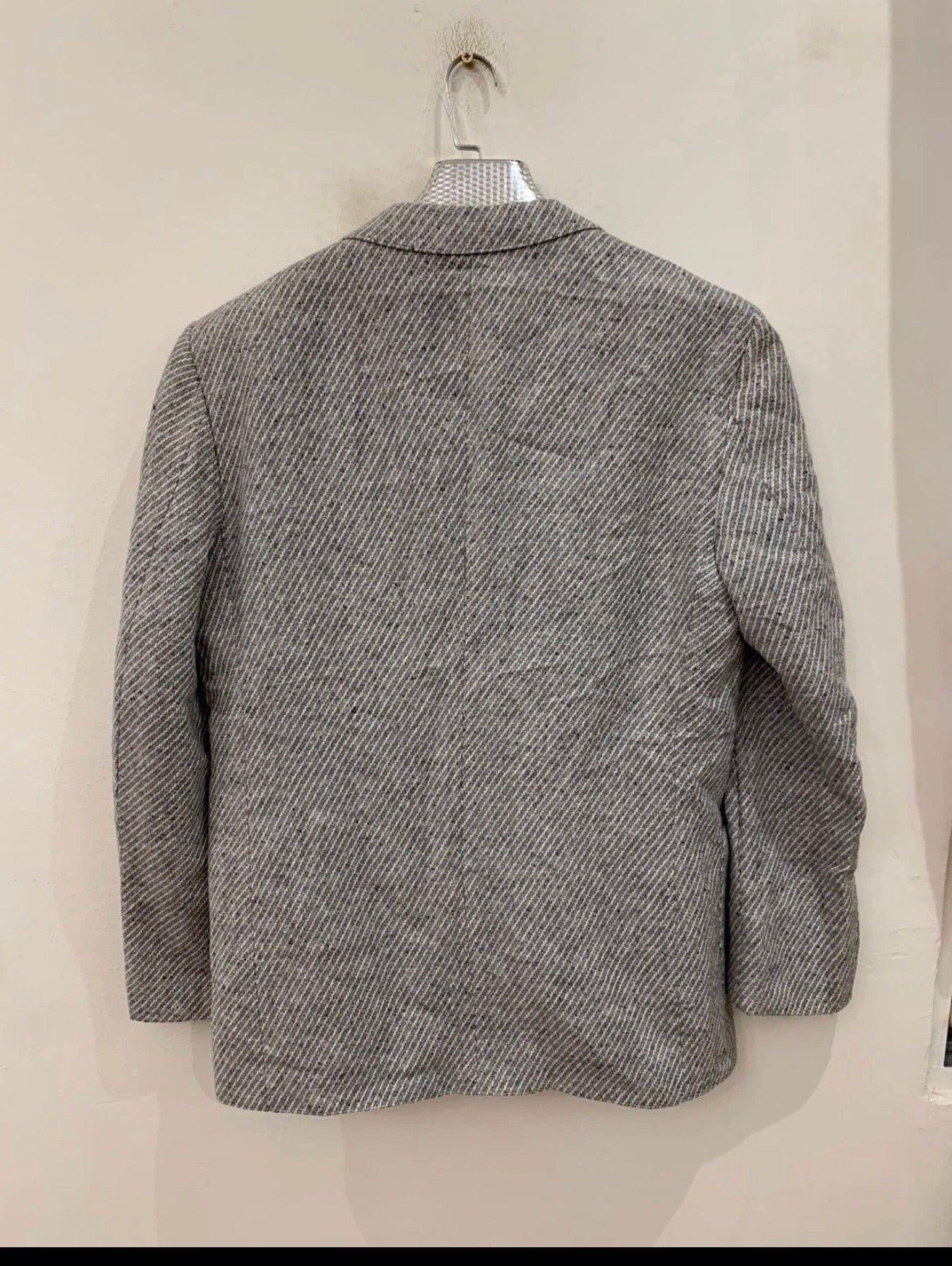 Vintage Canda wool viscose classic gray hunting jacket blazer 40R 40L