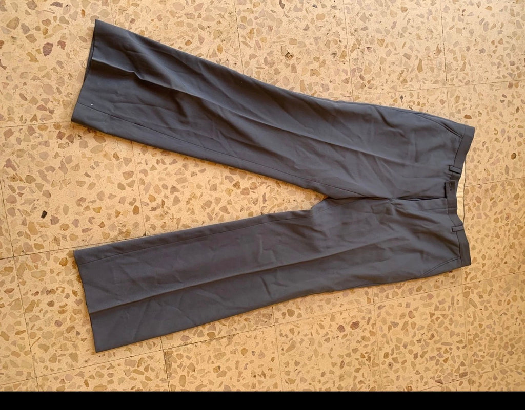 1970s Vintage worsted wool gray 2 button classic rockabilly disco suit 38R