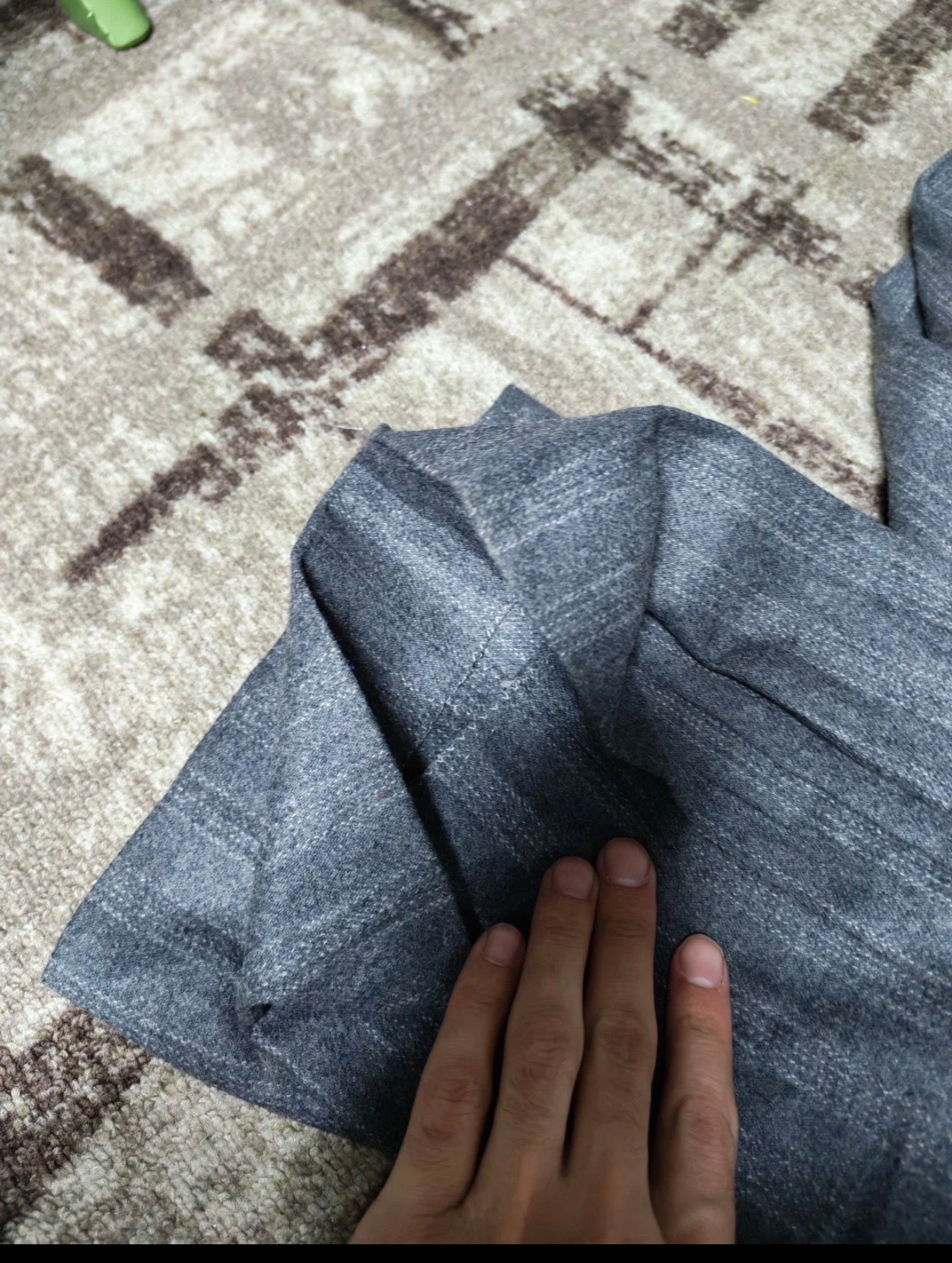 1960s vintage pure woollen wool classic gray double breasted suit 38R 38S