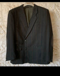 Vintage pure wool Windowpane green classic hunting jacket blazer 42R