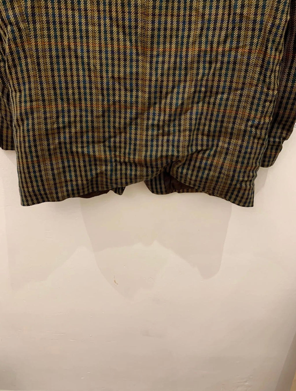 Vintage Daniel Hechter Wool Cashmere plaid classic jacket blazer 44R