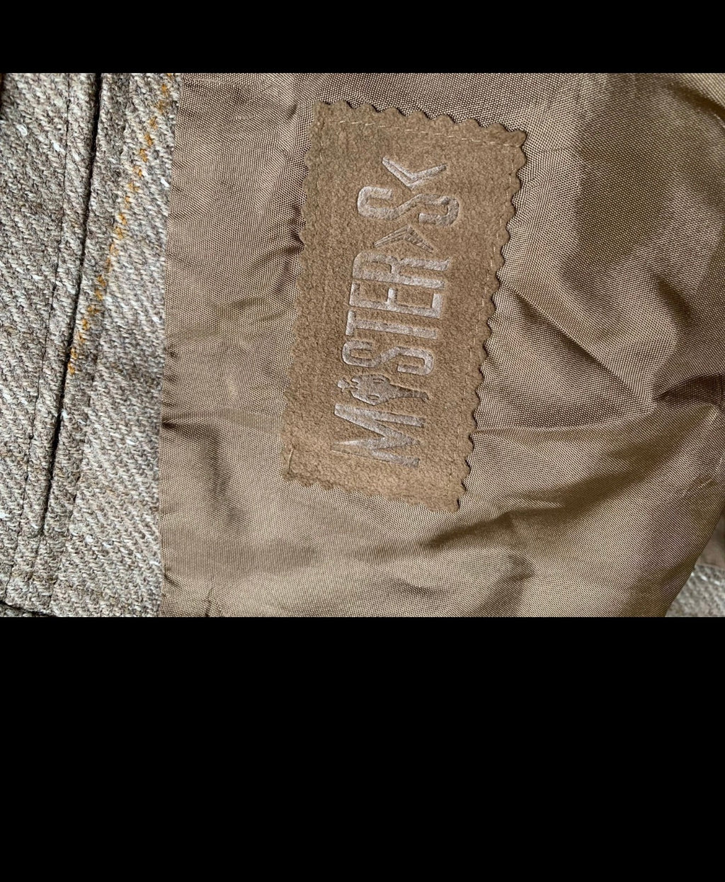 Vintage pure wool Windowpane brown classic hunting jacket blazer 42R 42L