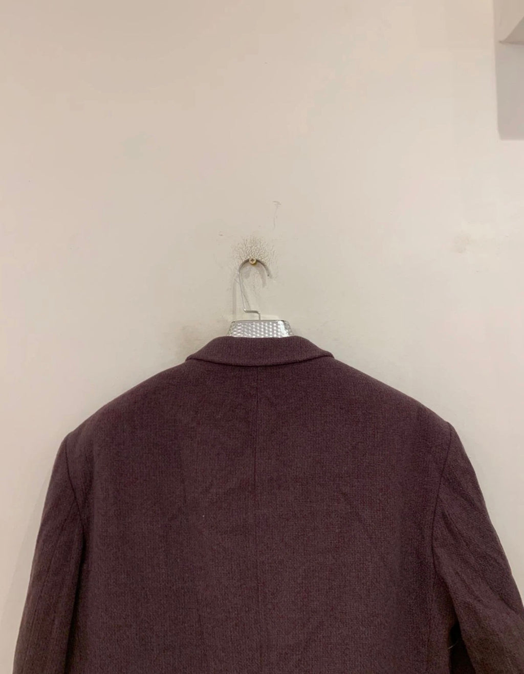 Vintage Bush wool Cashmere blend classic brownish burgundy jacket blazer 42R